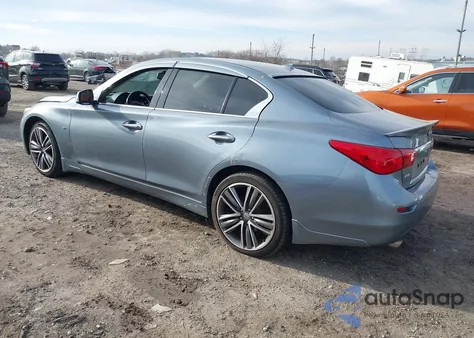 2015 Infiniti Q50 Premium from USA, damaged, VIN JN1BV7AR9FM403897